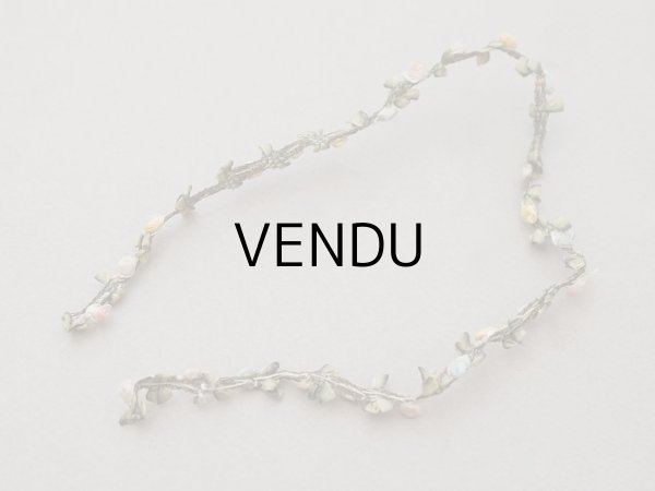 画像4: 【セール対象外】【クーポン対象外】アンティーク シルク製 とても小さな薔薇 ロココトリム 4色 パステルカラー ロココリボン 30cm (4)