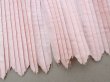 画像8: 19世紀末 アンティーク  ベビーピンク シルク製プリーツ ドレスの裾  2m 幅14cm (8)