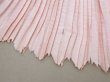 画像14: 19世紀末 アンティーク  ベビーピンク シルク製プリーツ ドレスの裾  2m 幅14cm (14)