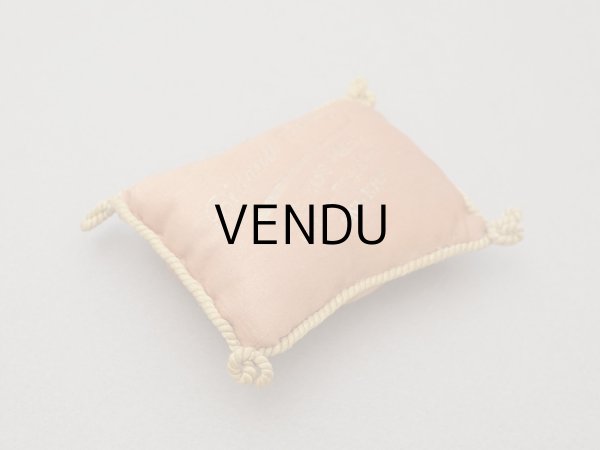 画像5: アンティーク  シルク製 小さなクッション  - BIDAULT FILS - (5)