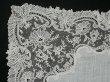 画像3: 19世紀 アンティーク ポワンドガーズ 結婚式のハンカチ【 ポワン・ド・ガーズ 】 (3)