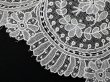 画像6: 19世紀末 アンティーク ポワンドガーズのボーダー ニードルレース  3.8m 8cm幅 花とリーフのガーランド 【ポワン・ド・ガーズ】  (6)