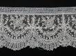 画像18: 19世紀末 アンティーク ポワンドガーズのボーダー ニードルレース  3.8m 8cm幅 花とリーフのガーランド 【ポワン・ド・ガーズ】  (18)