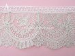 画像10: 19世紀末 アンティーク ポワンドガーズのボーダー ニードルレース  3.8m 8cm幅 花とリーフのガーランド 【ポワン・ド・ガーズ】  (10)