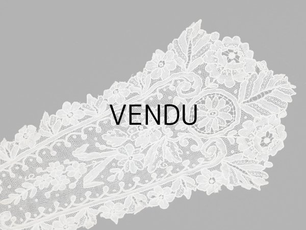 画像12: 19世紀 アンティーク ポワンドガーズのバルブ・ド・ボネ【ポワン・ド・ガーズ】 (12)