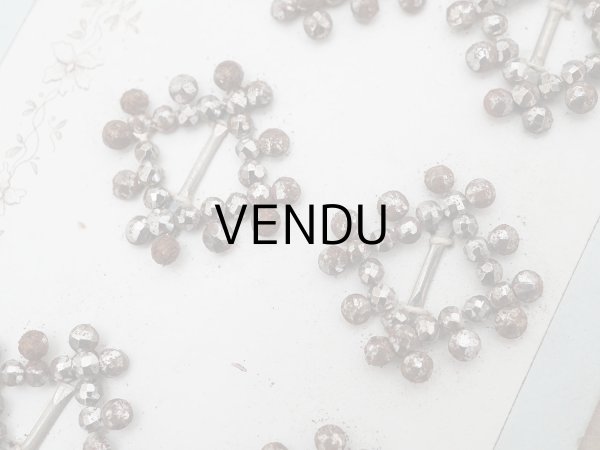 画像4: アンティーク とても小さなバックル 6点セット ドール用＆シューズ用 スチール製 (4)