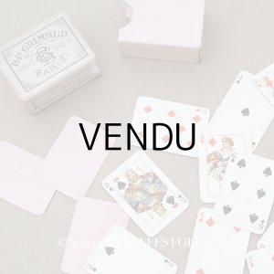 画像: アンティーク 小さなトランプ - B.P. GRIMAUD PARIS -