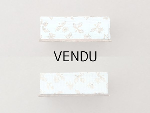 画像4: アンティーク とても小さなエパングルケース ガラスの蓋の紙箱 - GRANDES MAGASINS DU PRINTEMPS - (4)