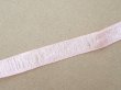 画像3: アンティーク シルクオーガンジーのリボン ベビーピンク 3m 10mm幅  (3)