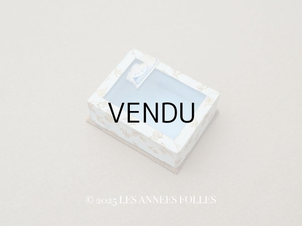 画像1: アンティーク とても小さなエパングルケース ガラスの蓋の紙箱 - GRANDES MAGASINS DU PRINTEMPS - (1)