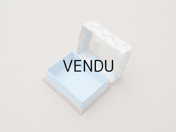 画像6: アンティーク とても小さなエパングルケース ガラスの蓋の紙箱 - GRANDES MAGASINS DU PRINTEMPS - (6)