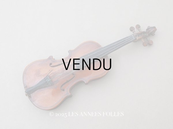 画像1: アンティーク ミニチュア ヴァイオリン ドール用  (1)