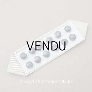 画像: アンティーク マザーオブパール製 極小 ボタン 6mm 12ピース シェルボタン チャコールグレー