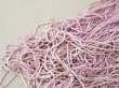 画像3: アンティーク ガラス製 サティネビーズ 薄紫 1cm=6.5粒 147g (3)