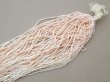 画像6: アンティーク ガラス製 サティネビーズ パウダーピンク 1cm=4粒 (6)