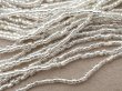 画像3: アンティーク シードビーズ クリア＆シルバー ガラス製 22〜26g 1cm=8〜9粒 (3)
