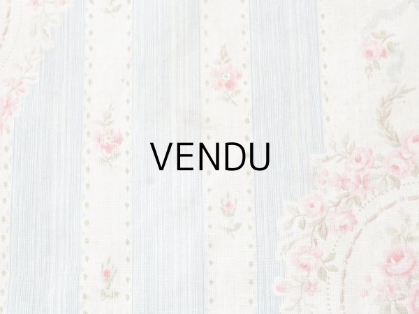 画像24: アンティーク 薔薇のメダイヨン ファブリック 120×295cm (24)