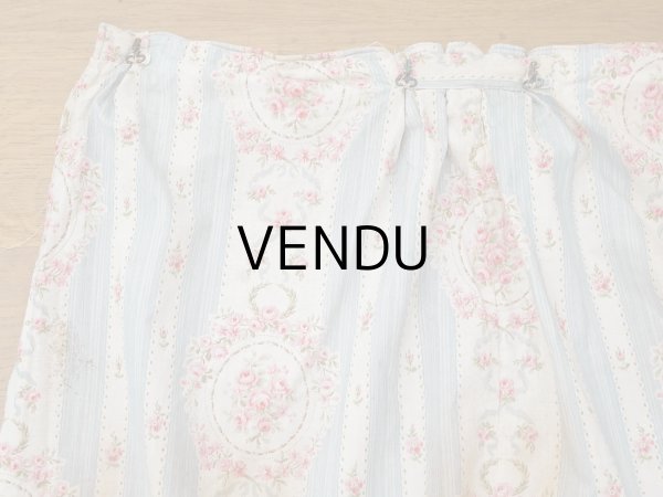 画像4: アンティーク 薔薇のメダイヨン ファブリック 120×295cm (4)