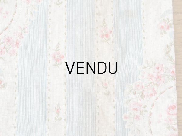 画像26: アンティーク 薔薇のメダイヨン ファブリック 120×295cm (26)