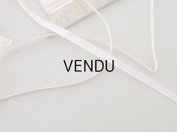 画像5: アンティーク  リボン刺繍 & ロココトリム用 シルク製 リボン スモーキーピンクのグラデーション 3mm幅  (5)