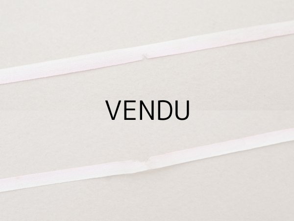 画像4: アンティーク  リボン刺繍 & ロココトリム用 シルク製 リボン パウダーピンクのグラデーション 3mm幅 3m (4)