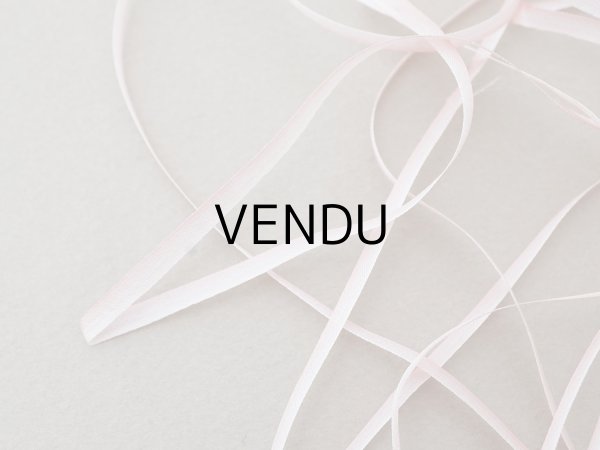 画像2: アンティーク  リボン刺繍 & ロココトリム用 シルク製 リボン スモーキーピンクのグラデーション 3mm幅  (2)