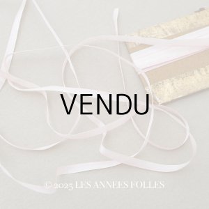 画像: アンティーク  リボン刺繍 & ロココトリム用 シルク製 リボン パウダーピンクのグラデーション 3mm幅 3m