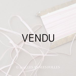 画像: アンティーク  リボン刺繍 & ロココトリム用 シルク製 リボン スモーキーピンクのグラデーション 3mm幅 