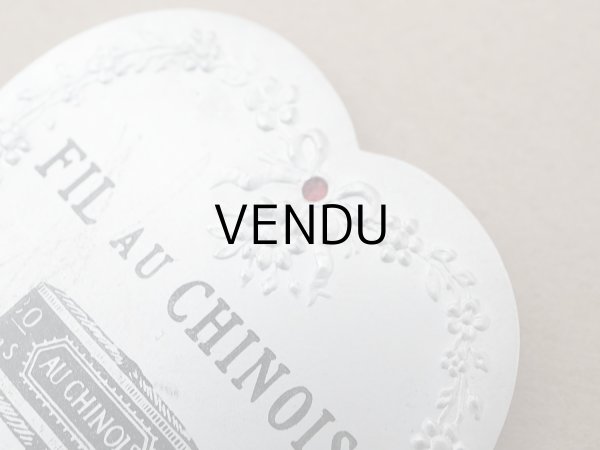 画像2: アンティーク ピンクッション 花＆リボンのガーランド フィル・オ・シノワ - FIL AU CHINOIS - (2)