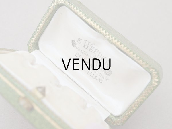 画像9: アンティーク リボン＆リーフのガーランド ジュエリーボックス グリーン (9)