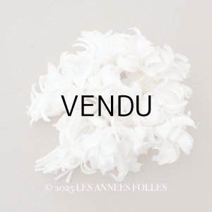画像: アンティーク ヒヤシンスの布花 ホワイト