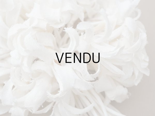 画像3: アンティーク ヒヤシンスの布花 ホワイト (3)