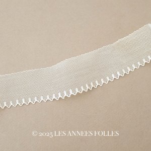 画像: アンティーク スカラップ チュールレース 3.5cm幅