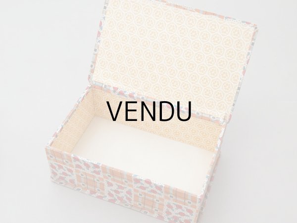 画像5: ＊蚤の市セット＊アンティーク  カルトナージュボックス 2点セット (5)