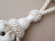 画像2: ＊蚤の市セット＊ 1900年頃 アンティーク タッセル 2点セット オフホワイト (2)