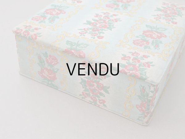 画像2: ＊蚤の市セット＊アンティーク  カルトナージュボックス 2点セット (2)