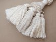 画像5: ＊蚤の市セット＊ 1900年頃 アンティーク タッセル 2点セット オフホワイト (5)