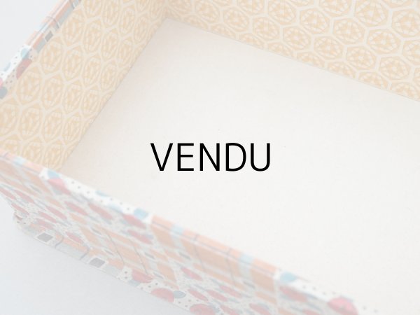 画像6: ＊蚤の市セット＊アンティーク  カルトナージュボックス 2点セット (6)