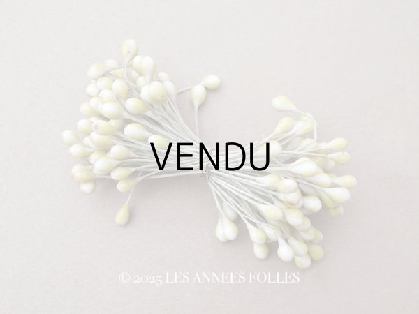 画像1: アンティーク 花芯  ペップ サーモンピンク＆グリーン (1)