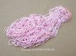 画像1: アンティーク ガラス製 サティネビーズ ライラックピンク 41g 1cm=4粒 (1)