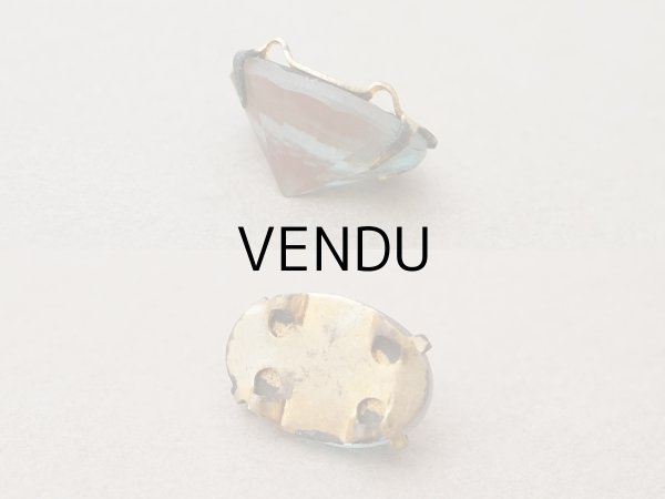 画像4: 【セール対象外】【クーポン対象外】アンティーク サフィレットのルース オーバル 9×13.5mm (4)