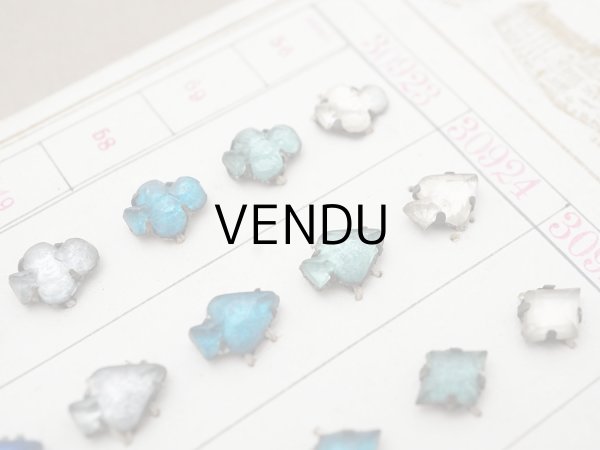 画像6: 19世紀末 アンティーク  サンプラー トランプモチーフ ガラスビーズ - AS & JHJS - (6)