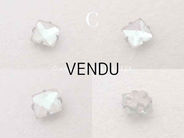 画像4: アンティーク サフィレットのルース スクエア 5mm (4)