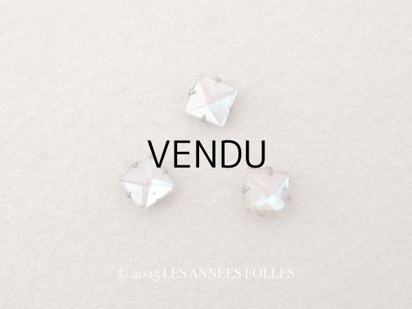 画像1: アンティーク サフィレットのルース スクエア 5mm (1)