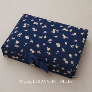 画像: アンティーク パフュームボックス 花模様のカルトナージュボックス - HOUBIGANT PARIS -