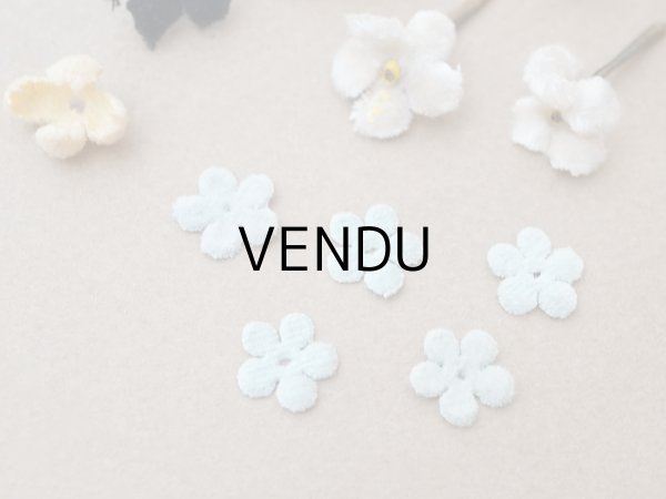 画像2: *蚤の市セット* アンティーク 小さな布花のセット  (2)