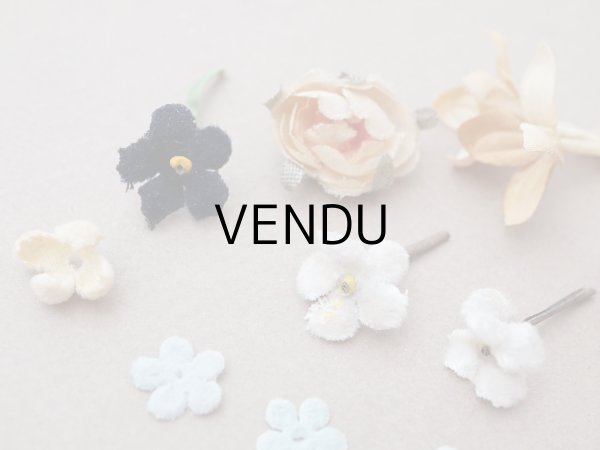 画像3: *蚤の市セット* アンティーク 小さな布花のセット  (3)