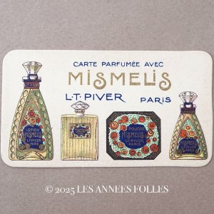 画像: アンティーク パフュームカード MISMELIS - L.T.PIVER -