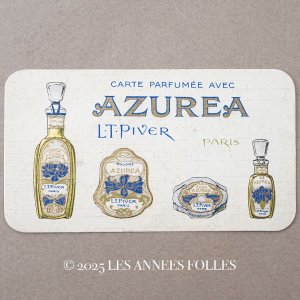 画像: アンティーク パフュームカード AZUREA - L.T.PIVER -