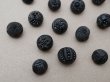 画像2: ＊蚤の市セット＊アンティーク フレンチジェットのボタン 27ピースのセット (2)